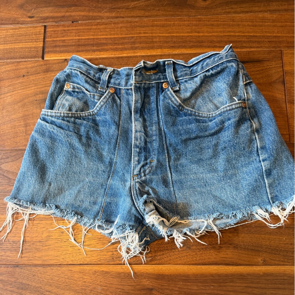 Vintage Blue Denim Shorts